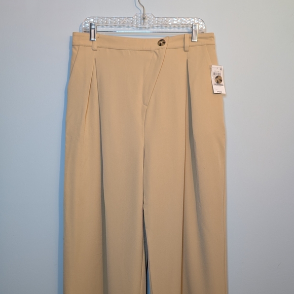 AND NOW THIS Khaki Wide Leg Women's Pants - Picture 2 of 9